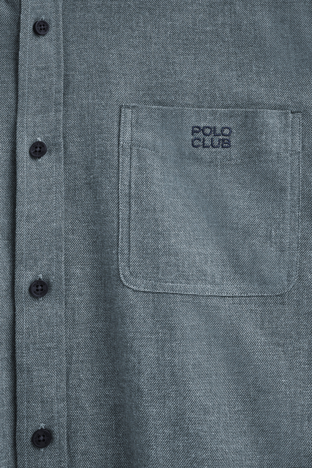 Denim-blue shirt with regular fit and Polo Club logo - Image 7