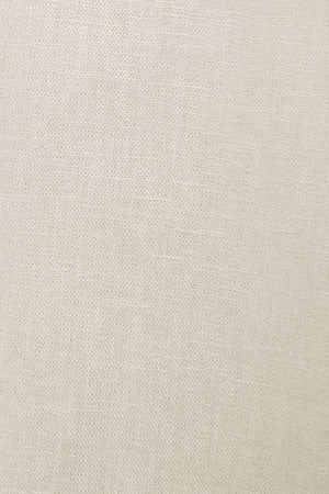 Beige loose-fit shirt in linen and cotton with embroidered monogram - Image 9