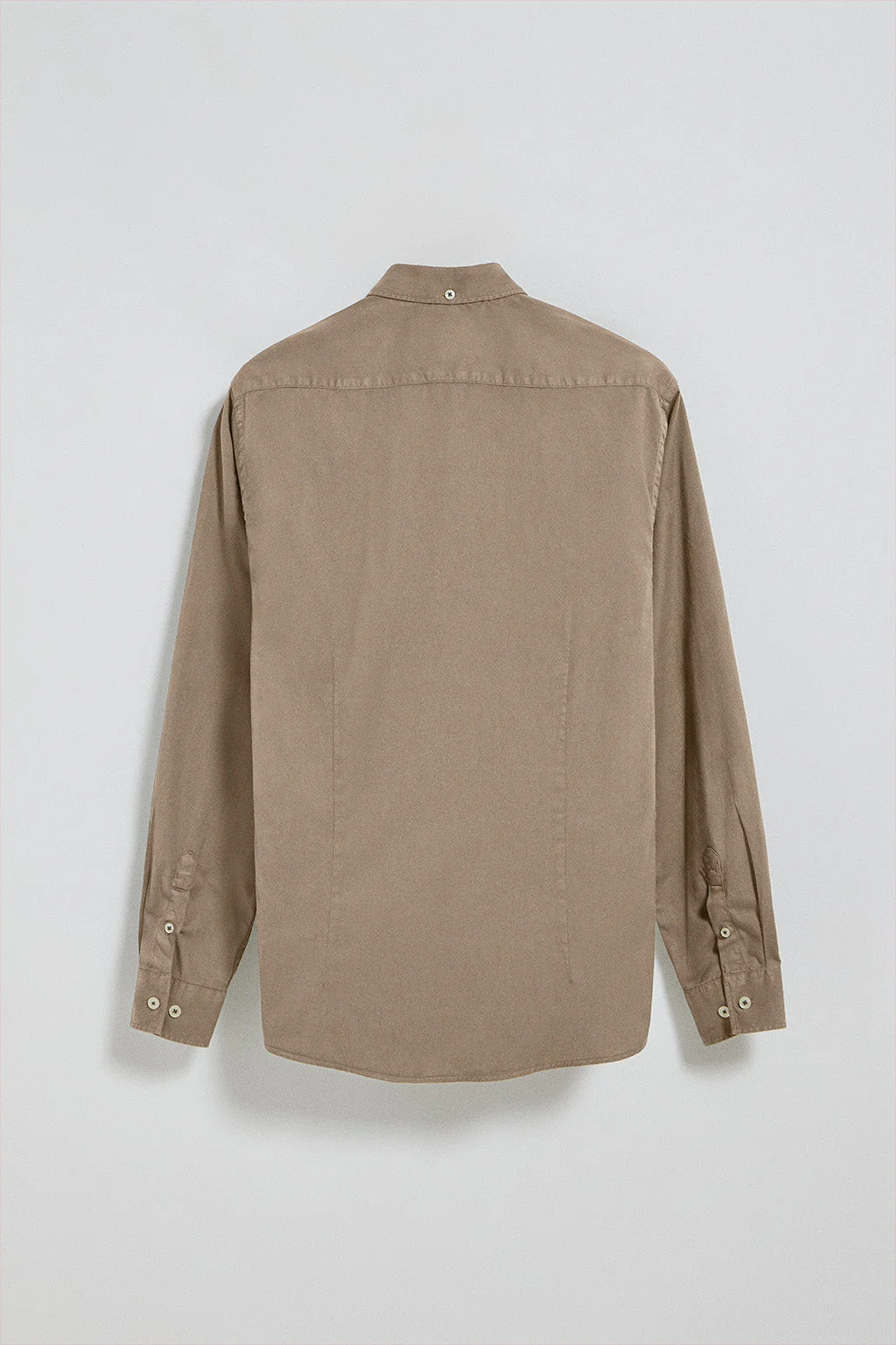 Camel twill shirt Princeton with Rigby Go logo - Image 8