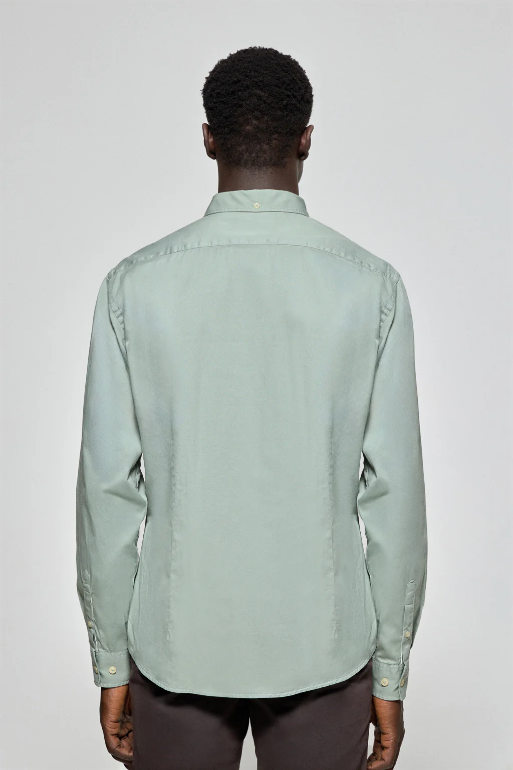 Green twill shirt Princeton with Rigby Go logo - Image 5