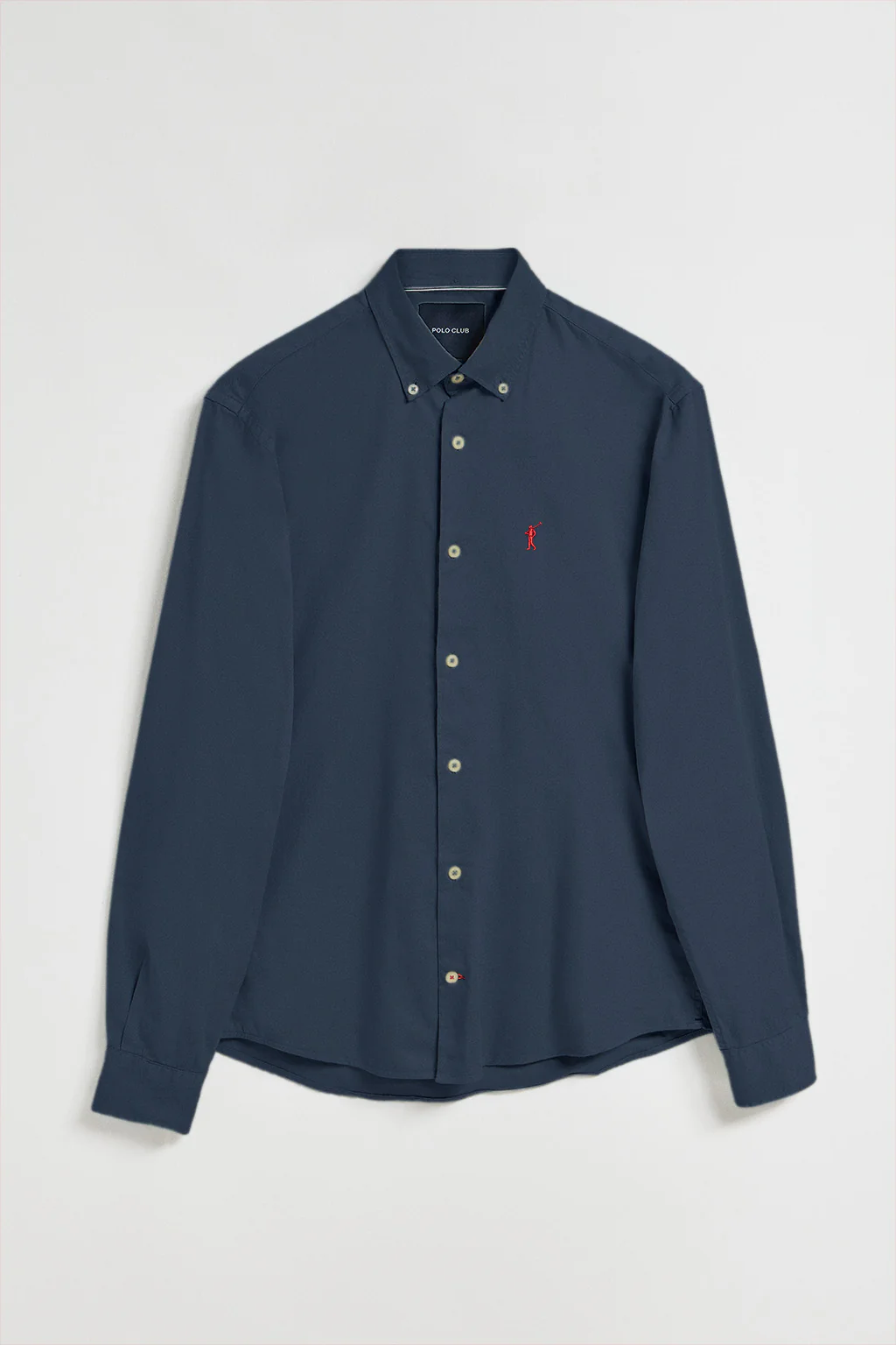 Navy-blue twill shirt Princeton with Rigby Go logo - Image 10