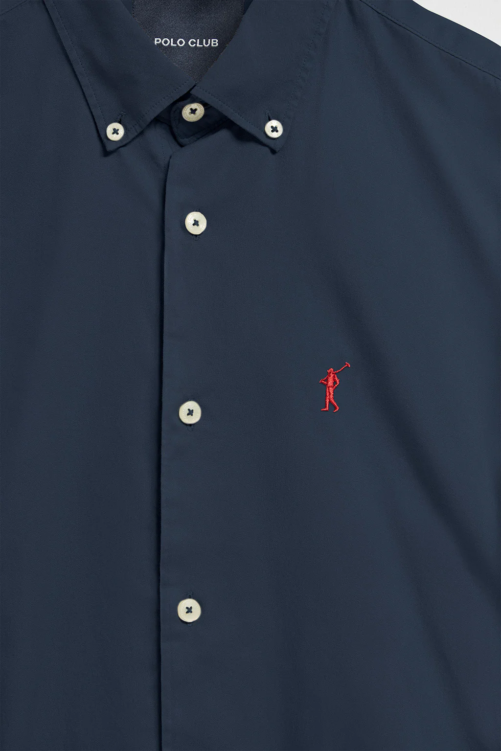 Navy-blue twill shirt Princeton with Rigby Go logo - Image 8