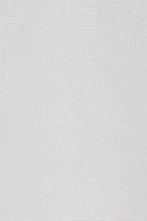 White cotton-linen shirt with loose fit and Rigby Go embroidery - Image 11