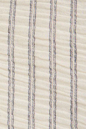 Navy-blue loose-fit striped shirt with crinkled effect and Rigby Go embroidery - Image 10