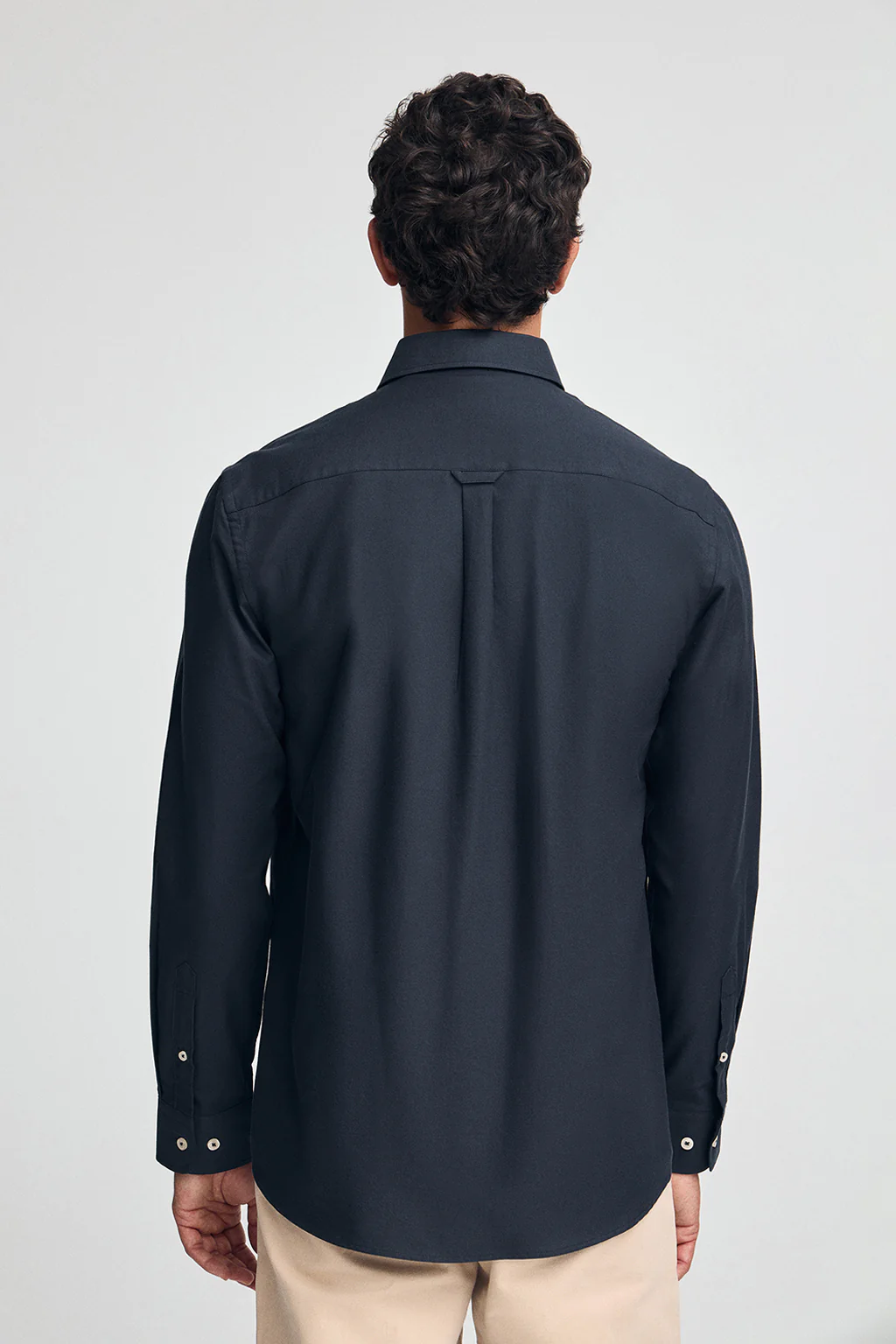 Navy-blue shirt with regular fit and Rigby Go logo - Image 4