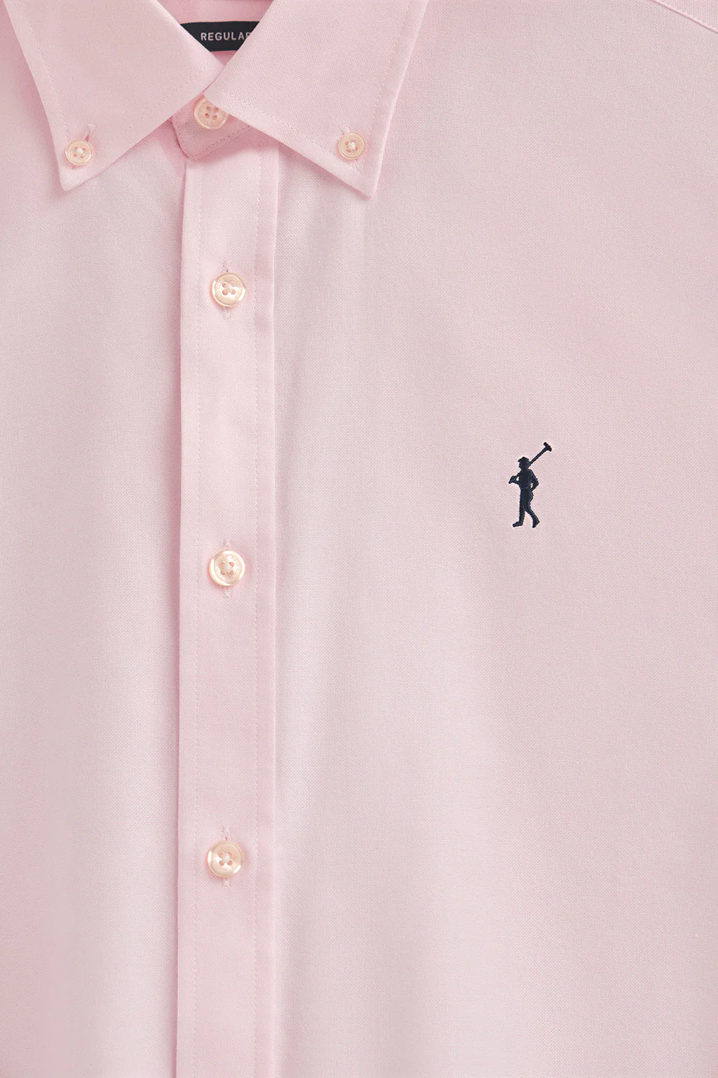 Pink shirt with regular fit and Rigby Go logo - Image 6