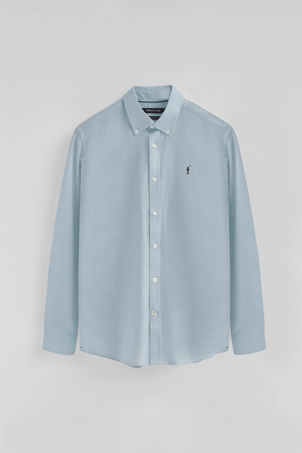 Sky-blue shirt with regular fit and Rigby Go logo - Image 5