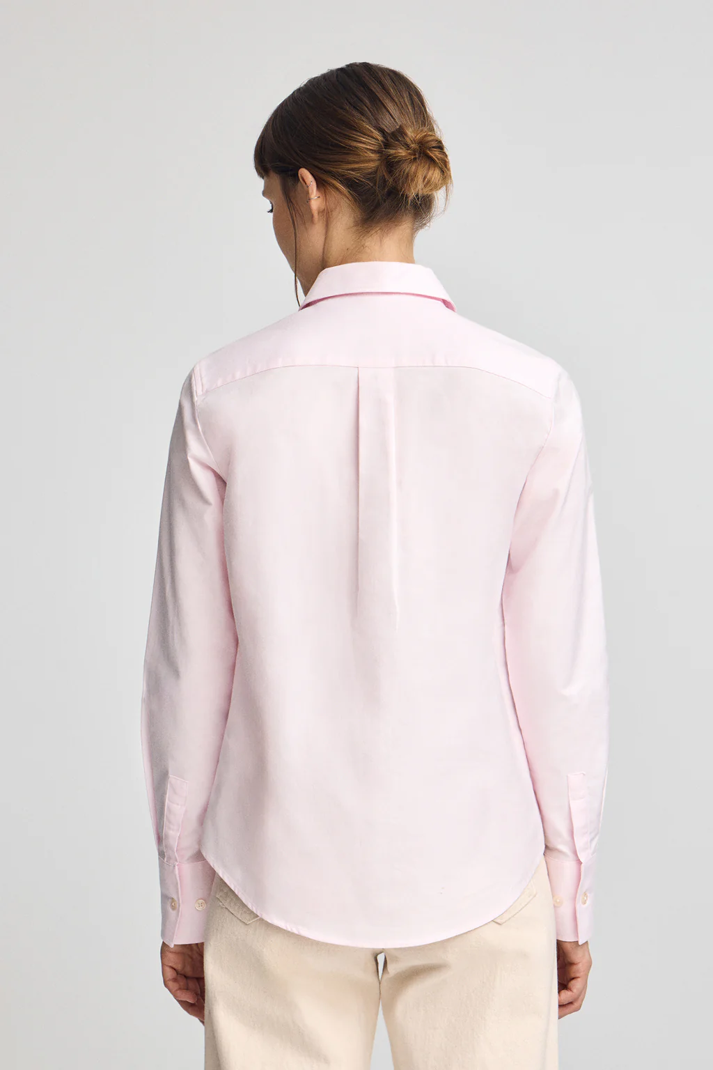 Pink shirt with straight fit and Rigby Go logo - Image 4
