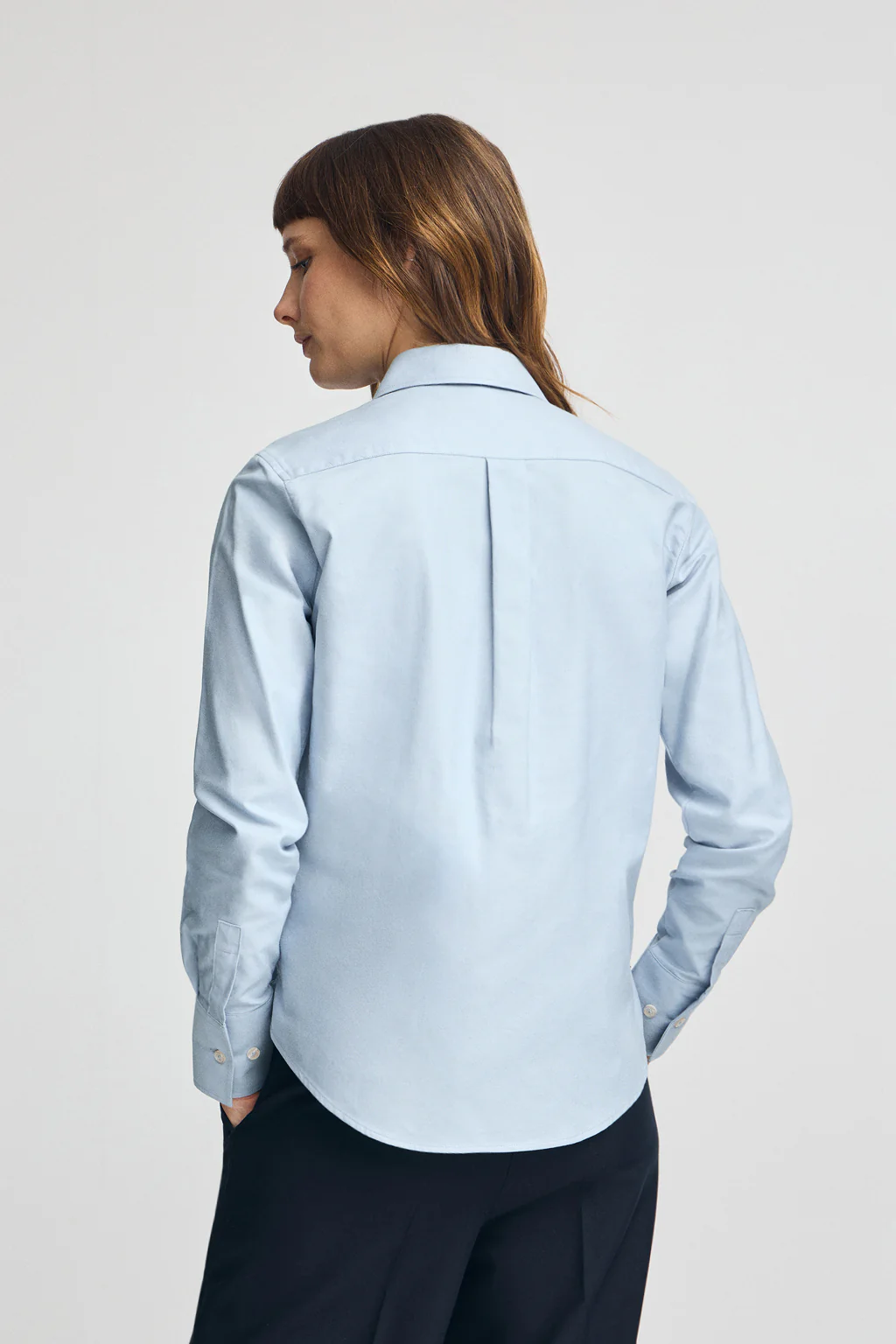 Sky-blue shirt with straight fit and Rigby Go logo - Image 4