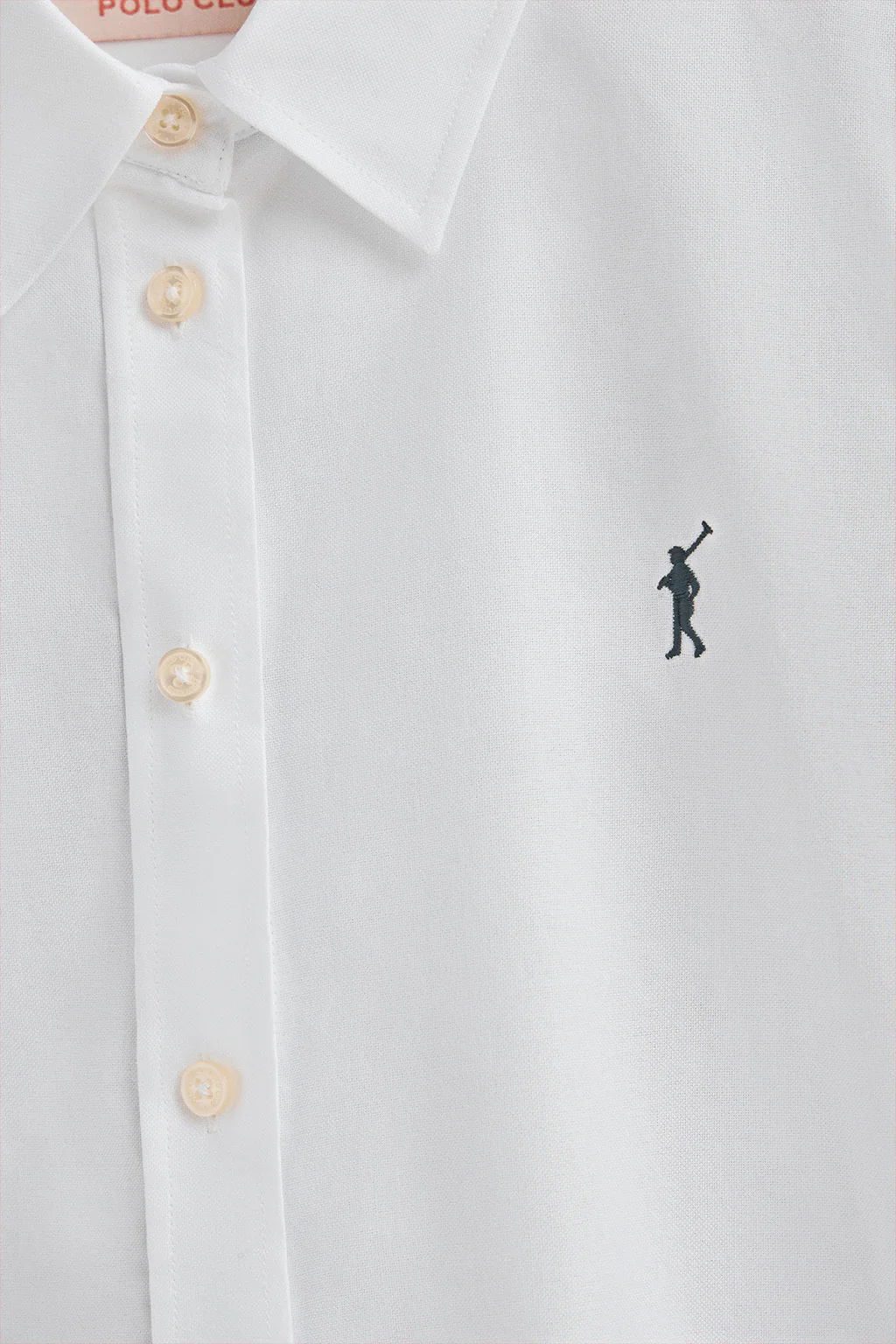 White shirt with straight fit and Rigby Go logo - Image 6