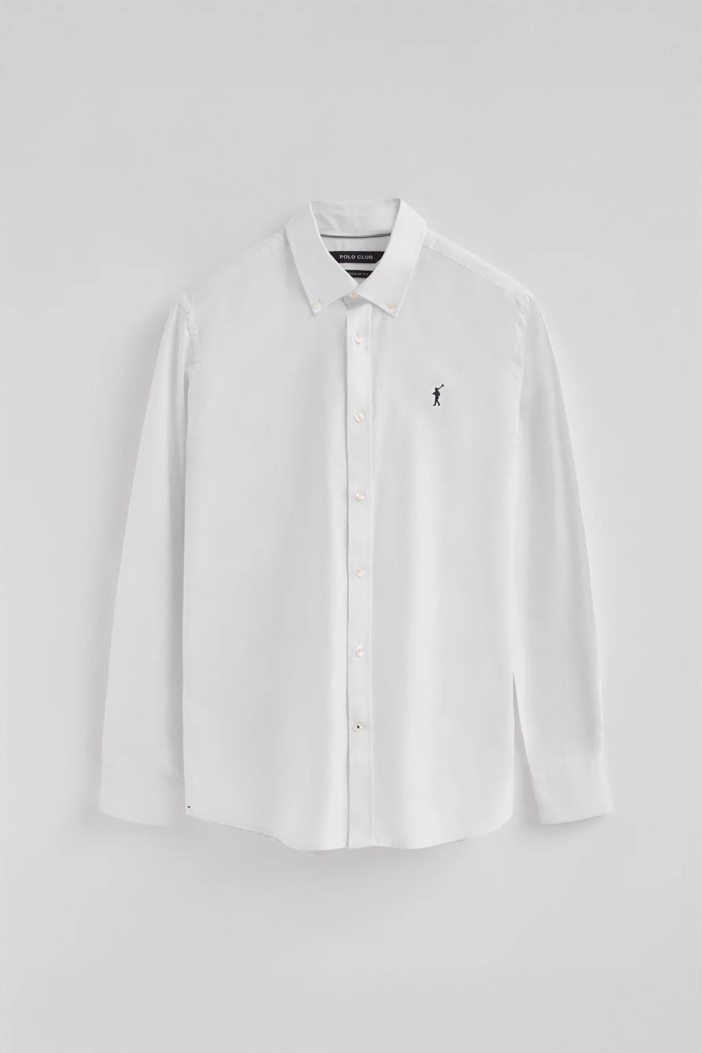 White shirt with regular fit and Rigby Go logo - Image 5