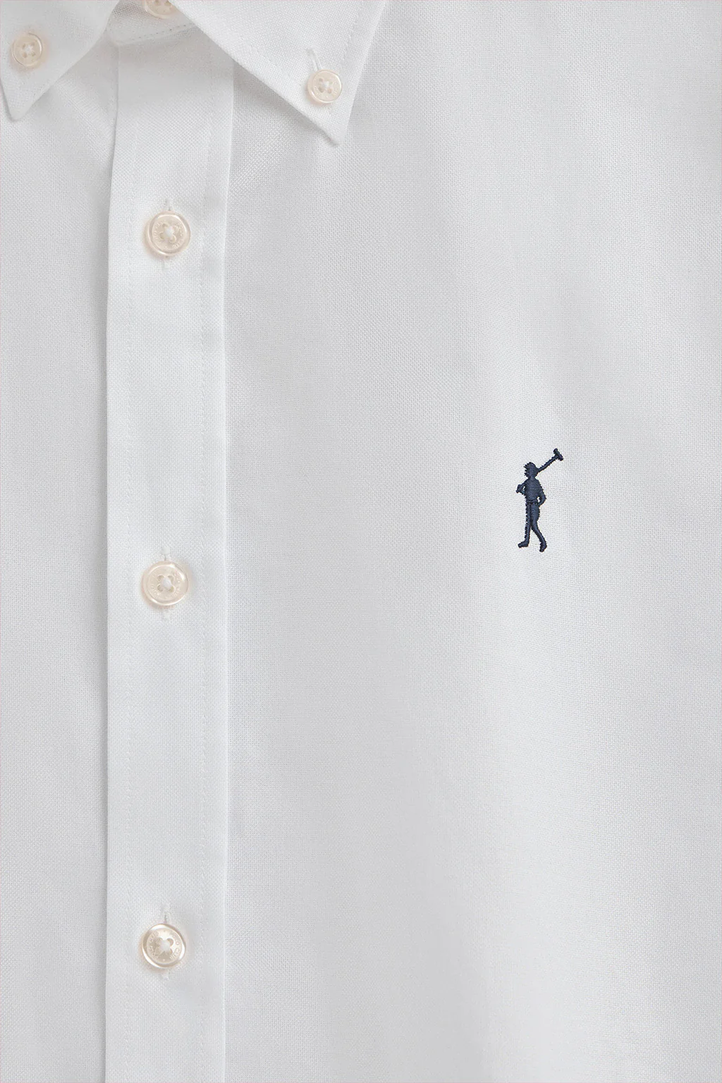 White shirt with regular fit and Rigby Go logo - Image 6