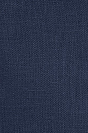Navy-blue short-sleeve shirt in linen and cotton with Rigby Go embroidery - Image 9