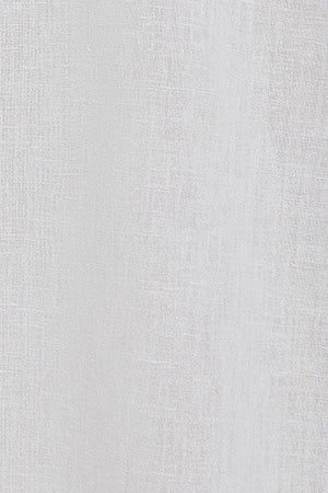 White polo-style shirt in linen and cotton with Rigby Go embroidery - Image 9