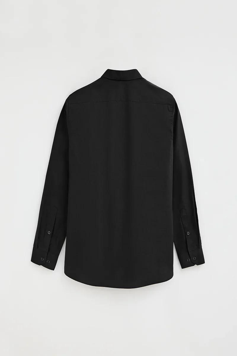 Black shirt with slim fit and Rigby Go logo - Image 8