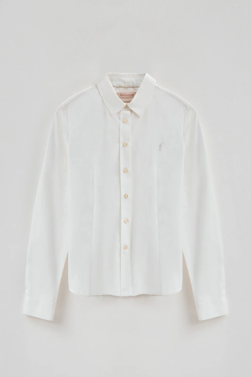 White shirt with slim fit and Rigby Go logo - Image 5