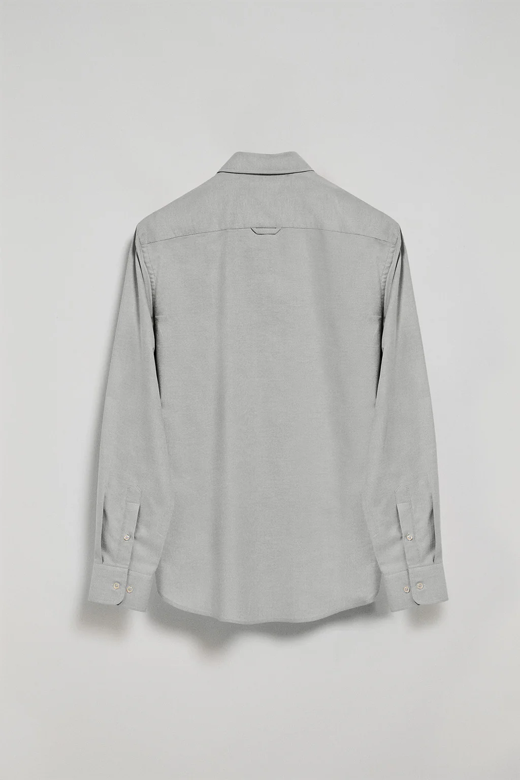 Greyish-green Oxford shirt with Rigby Go embroidered logo - Image 6