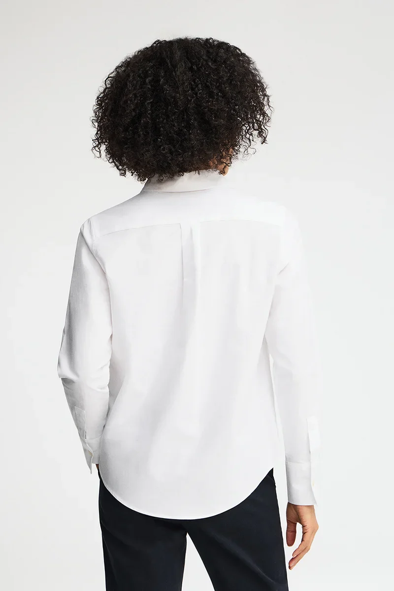 White regular-fit Oxford shirt with Rigby Go embroidery - Image 5