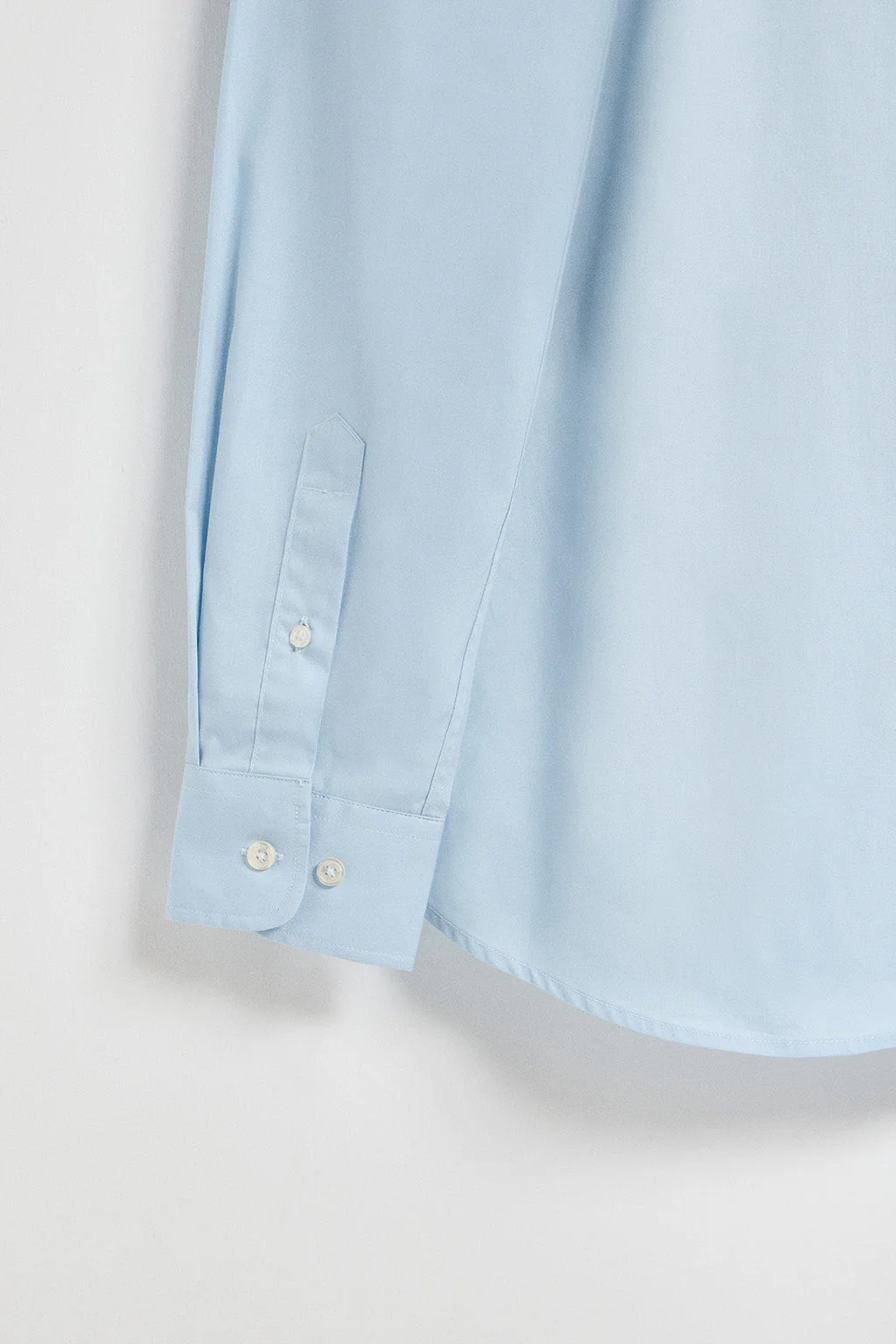Sky-blue poplin shirt with Rigby Go embroidered logo - Image 7