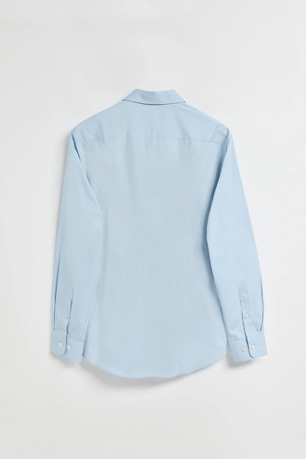 Sky-blue poplin shirt with Rigby Go embroidered logo - Image 8
