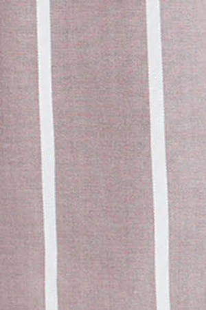 Taupe-pink striped shirt with relaxed fit and Rigby Go logo - Image 9