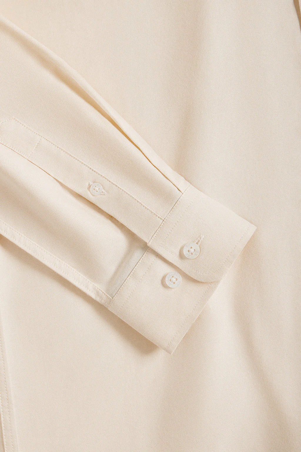 Beige Oxford shirt with Rigby Go logo - Image 8