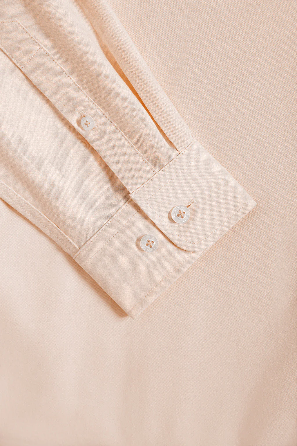 Peach Oxford shirt with Rigby Go logo - Image 8