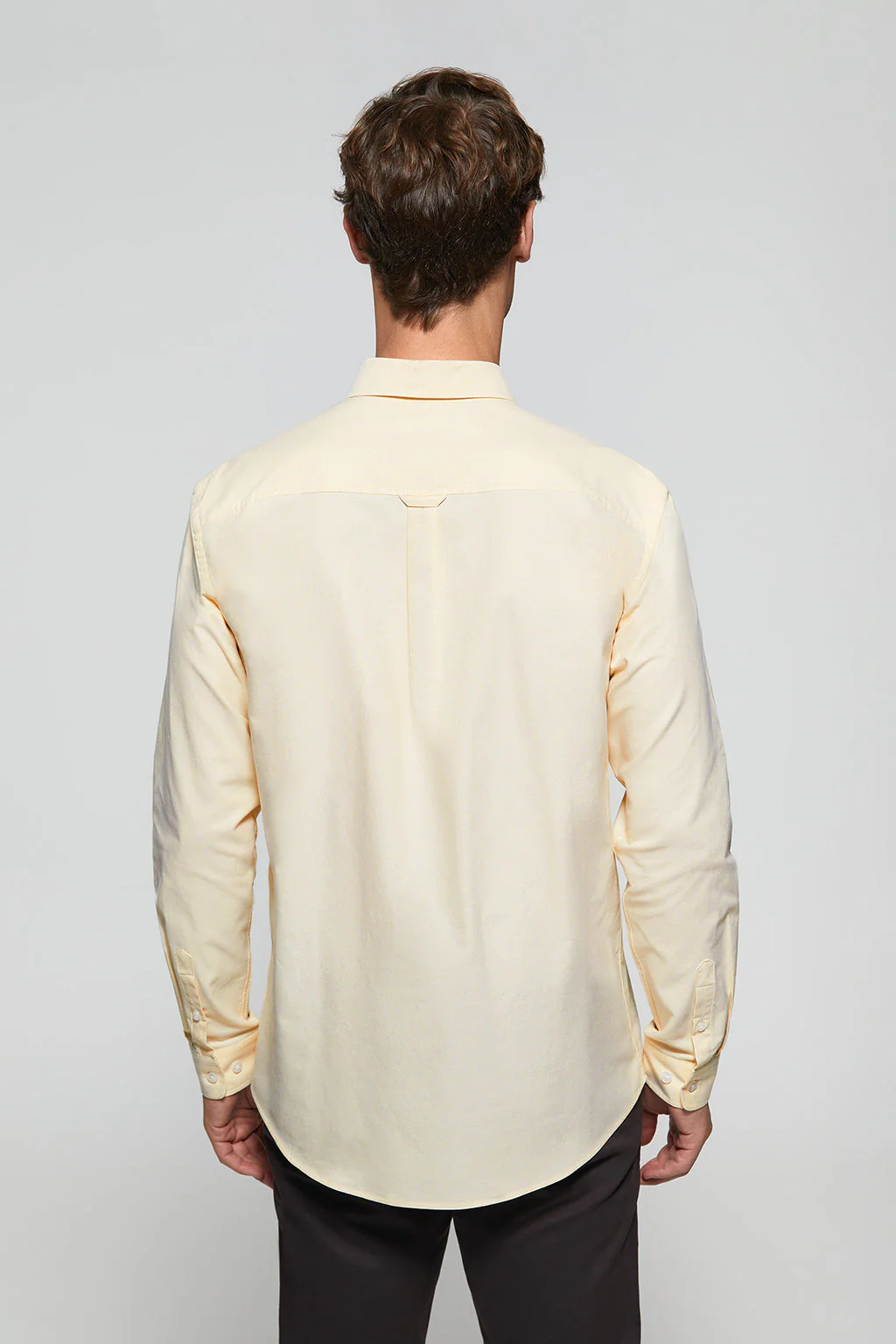 Yellow Oxford shirt with Rigby Go logo - Image 4