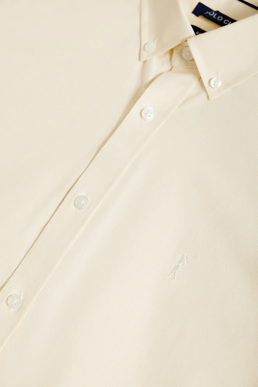 Yellow Oxford shirt with Rigby Go logo - Image 6
