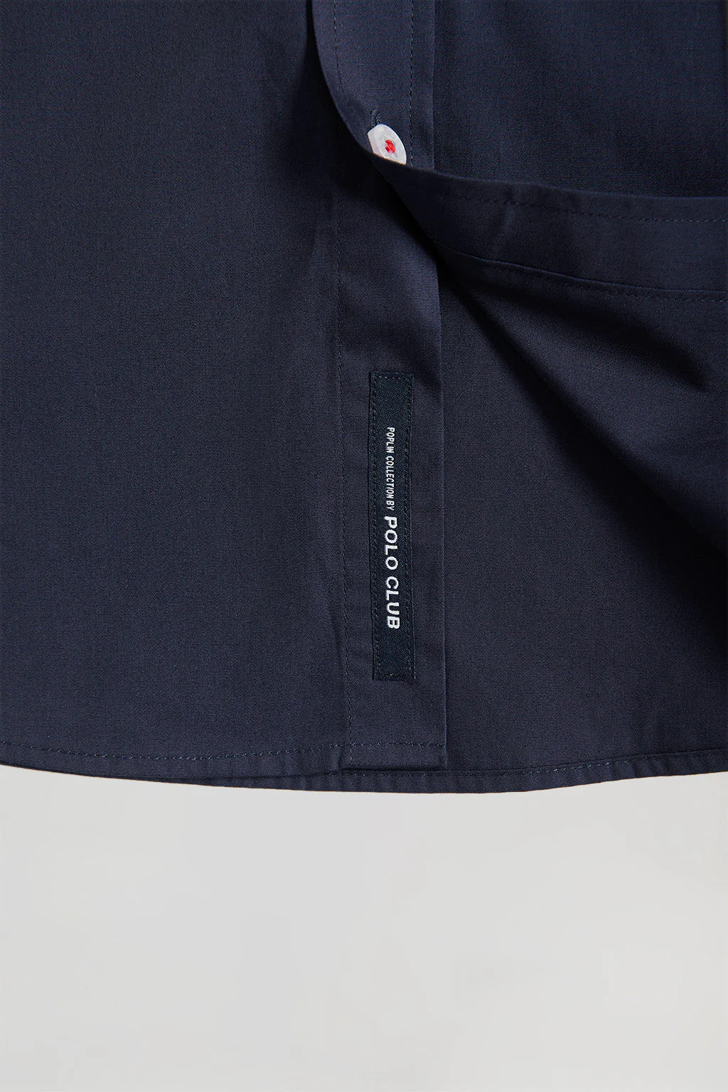 Navy-blue poplin shirt with Rigby Go logo - Image 7