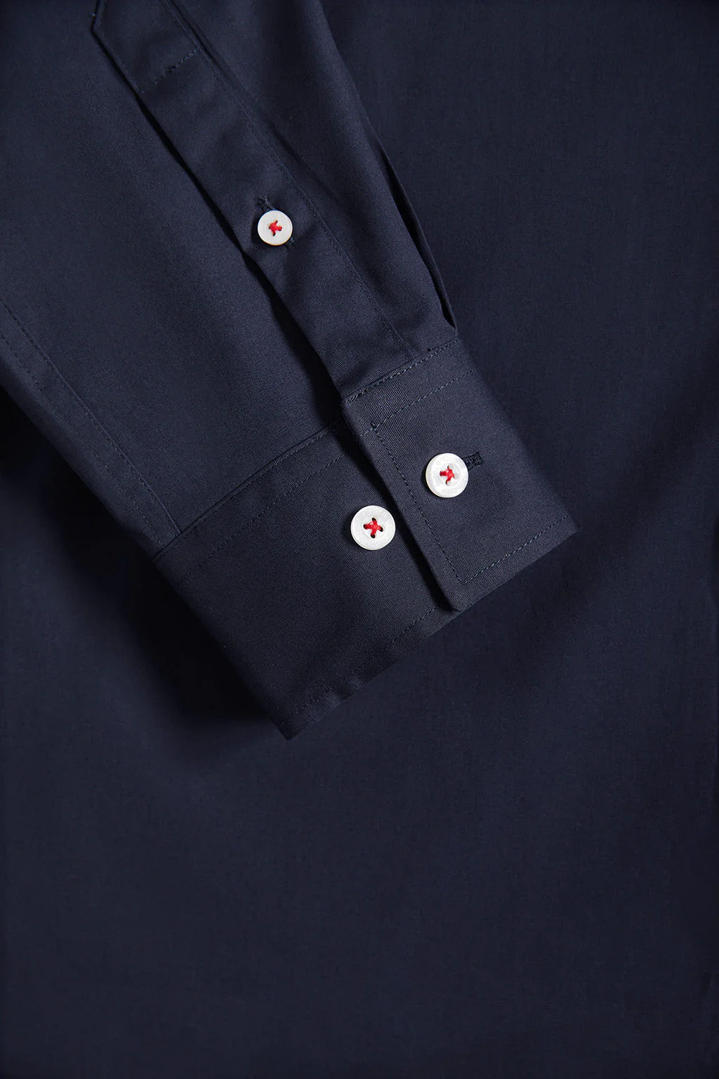 Navy-blue poplin shirt with Rigby Go logo - Image 8