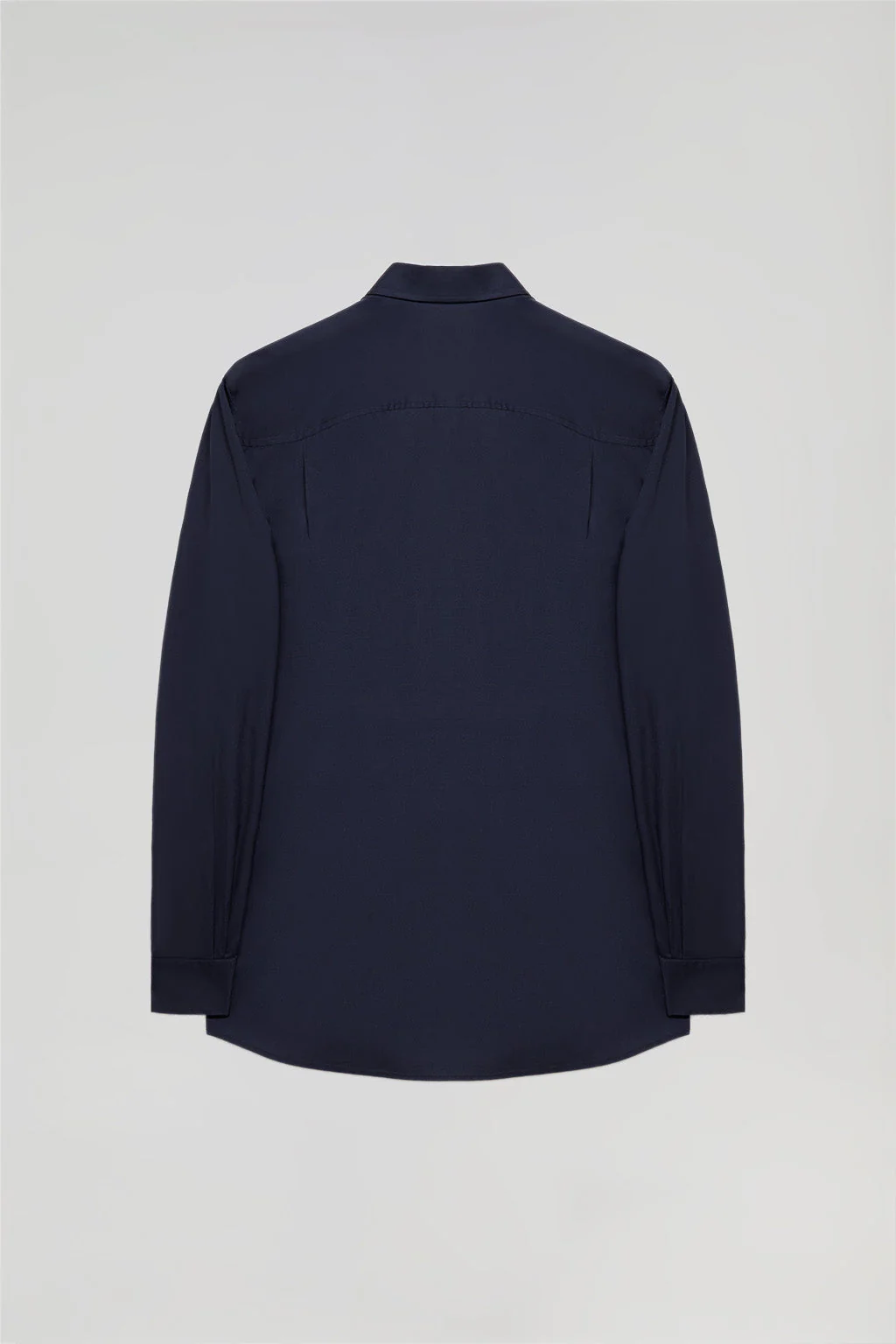 Navy-blue poplin shirt with Rigby Go logo - Image 9