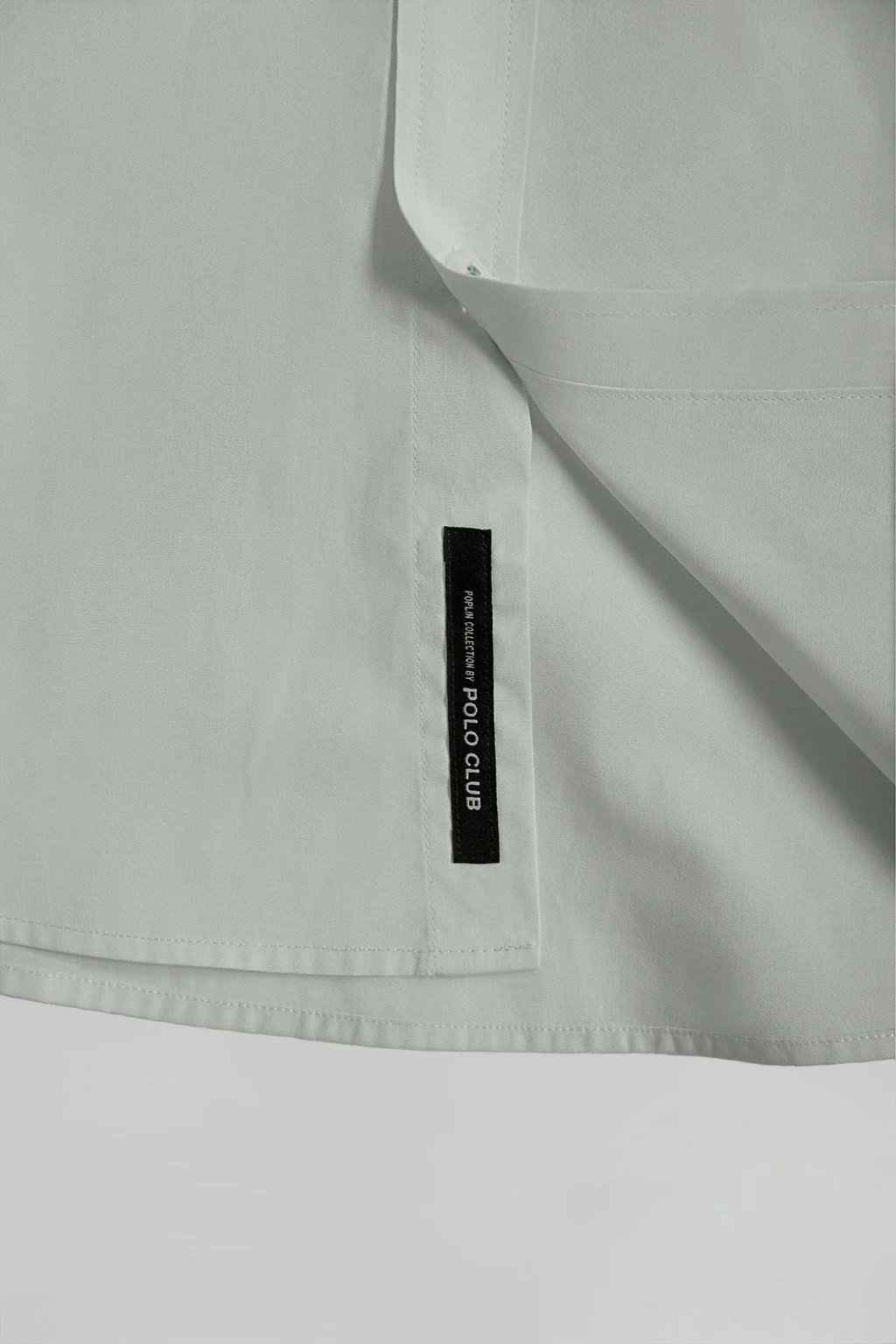 Jade-green slim-fit poplin shirt with Rigby Go logo - Image 8