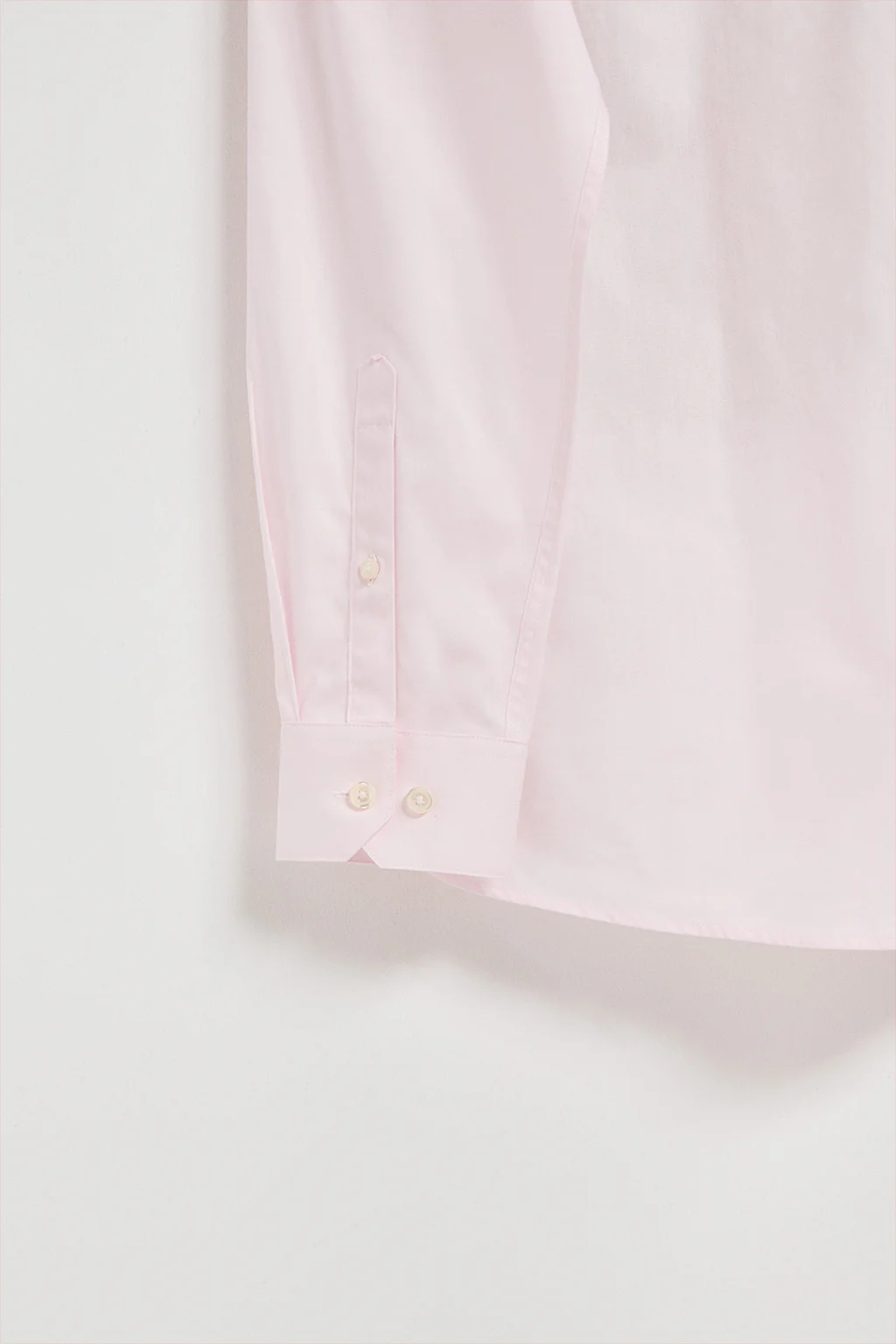 Pink slim-fit poplin shirt with Rigby Go embroidered logo - Image 8