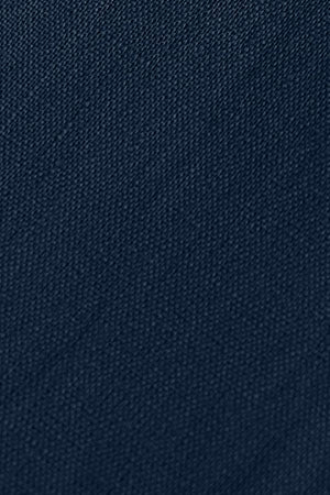 Navy-blue linen shirt with Rigby Go embroidered detail - Image 12