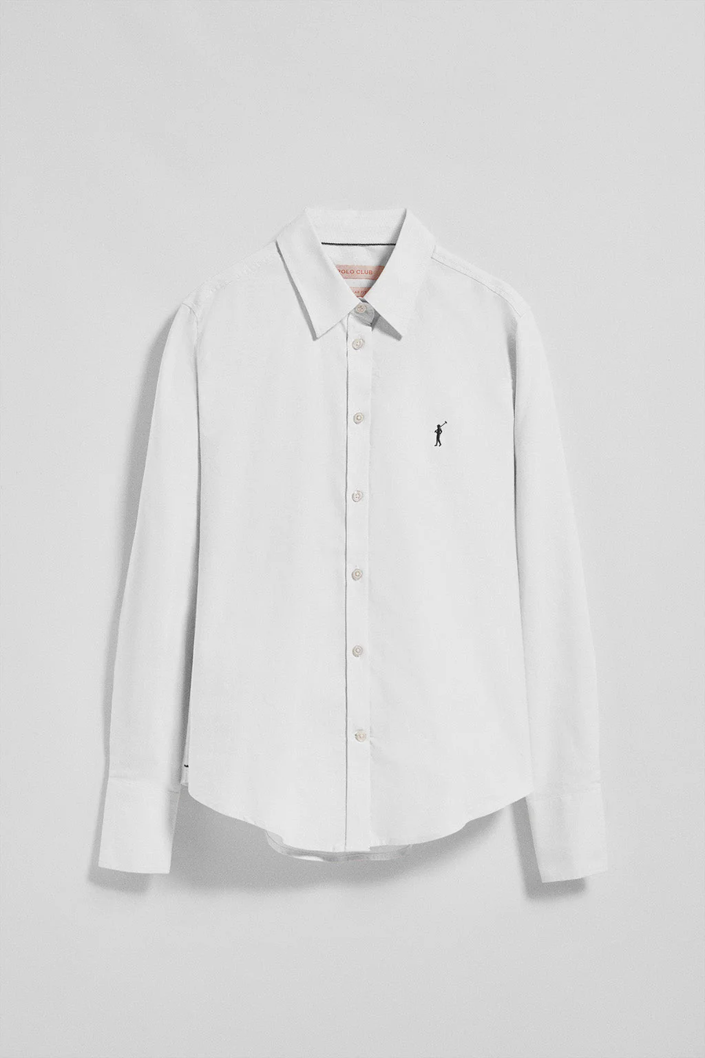 White Oxford shirt with Rigby Go embroidered logo - Image 7