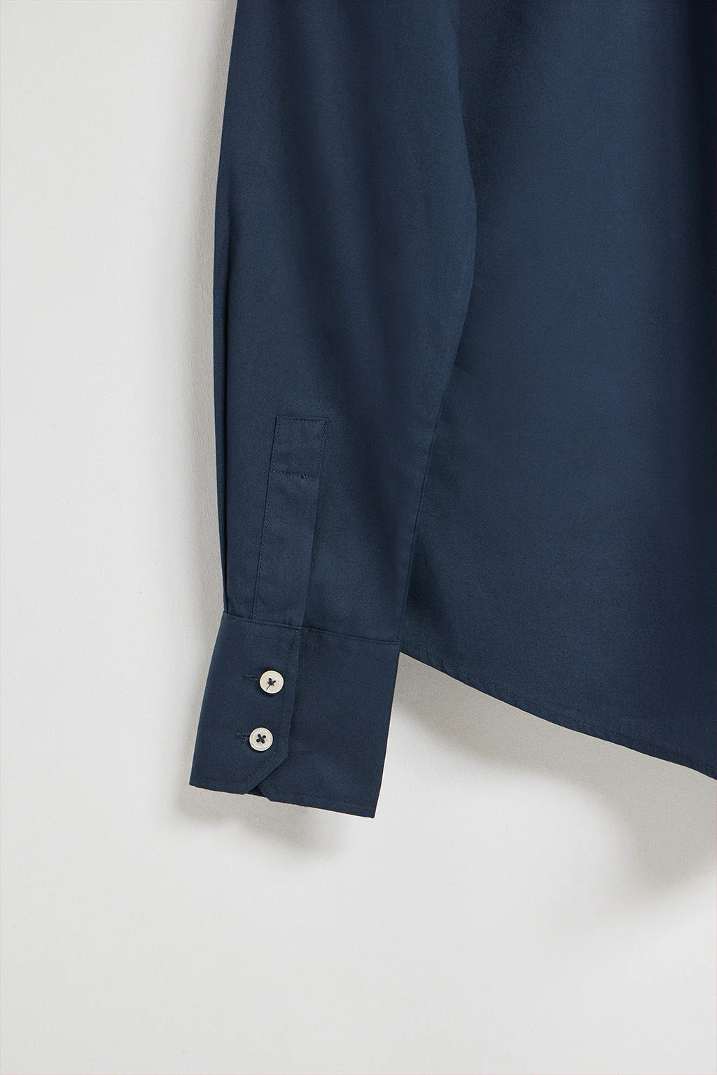 Navy-blue poplin shirt with Rigby Go logo - Image 8