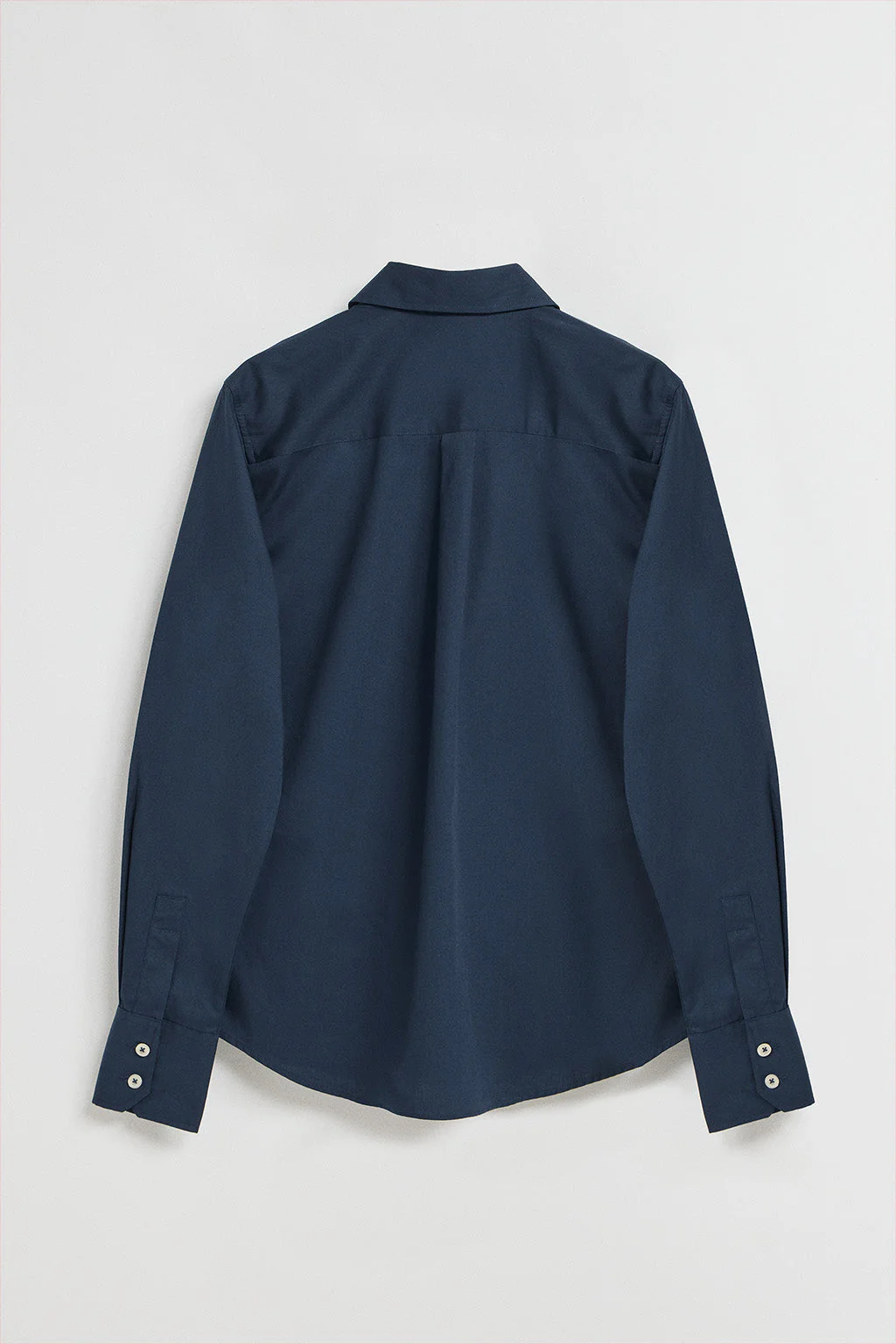 Navy-blue poplin shirt with Rigby Go logo - Image 9