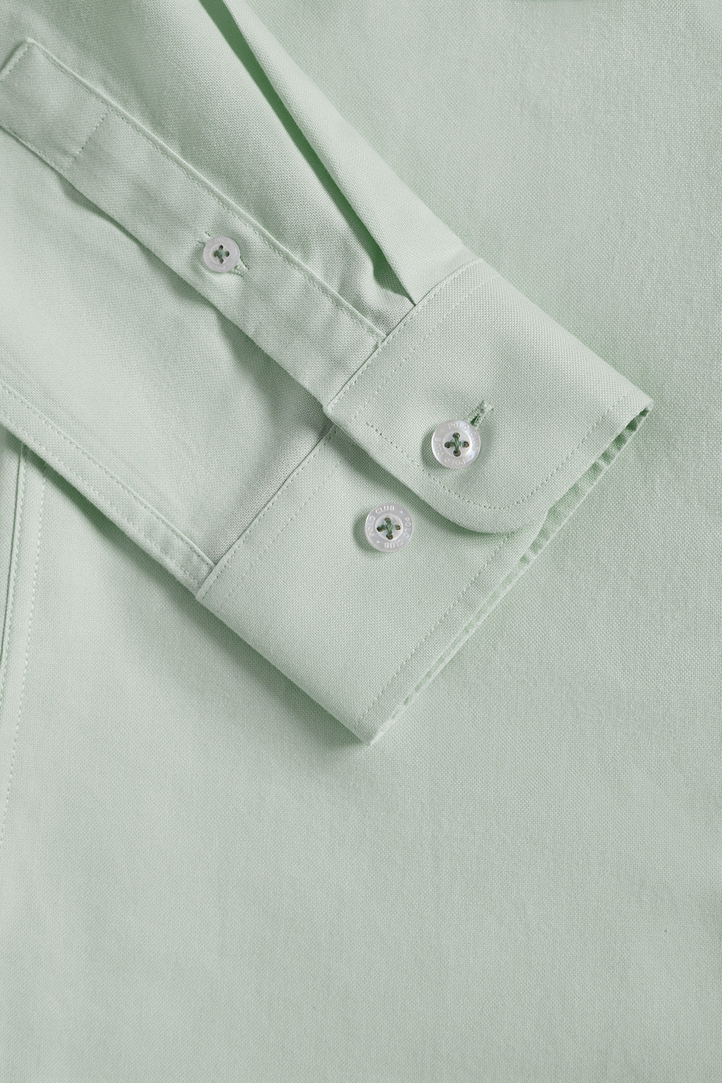 Jade-green regular-fit Oxford shirt with Rigby Go logo - Image 8