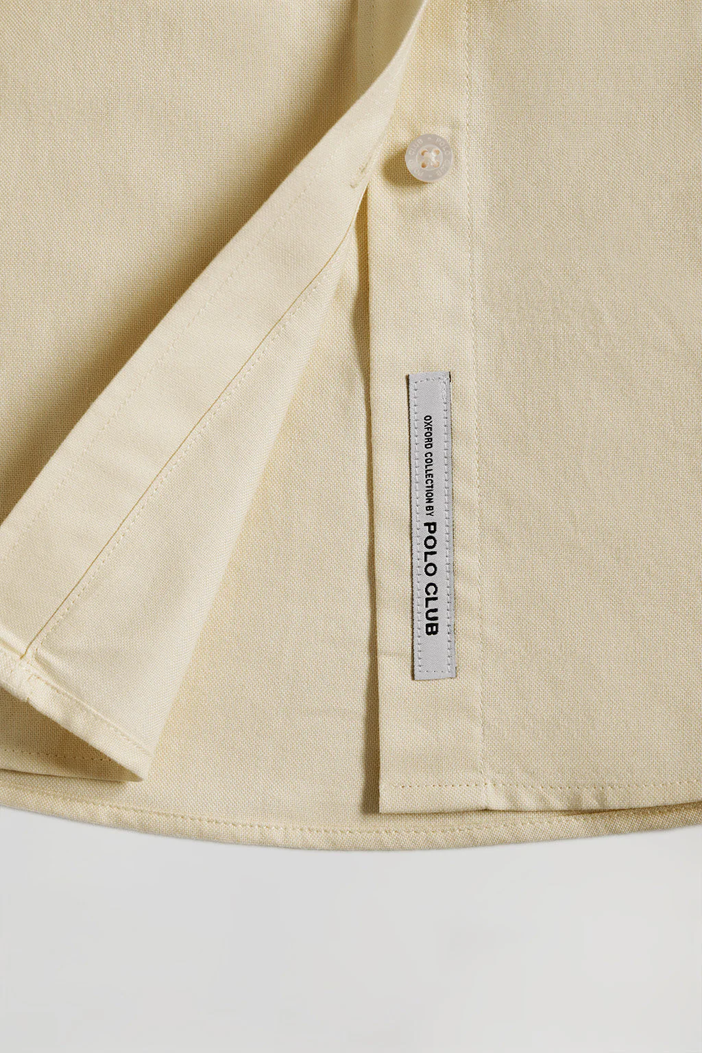Yellow regular-fit Oxford shirt with Rigby Go logo - Image 7