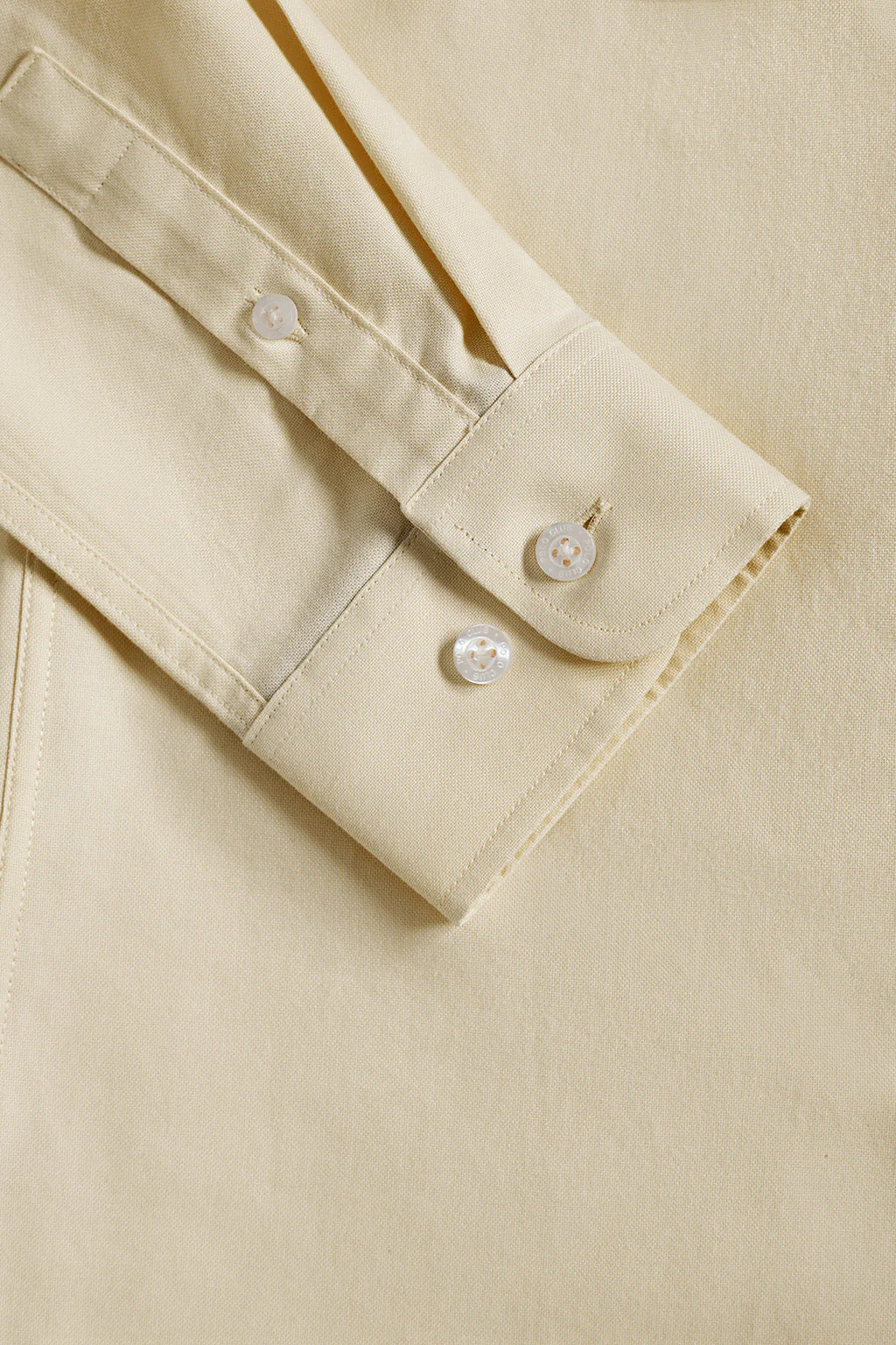 Yellow regular-fit Oxford shirt with Rigby Go logo - Image 8