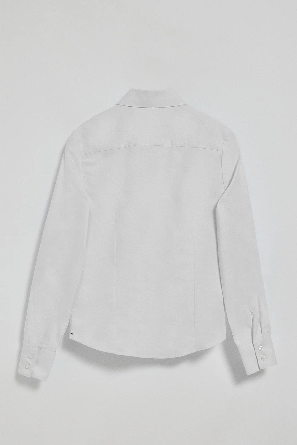 White slim-fit Oxford shirt with Rigby Go embroidered logo - Image 8