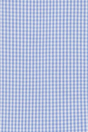Blue vichy check shirt with Rigby Go embroidered logo - Image 9