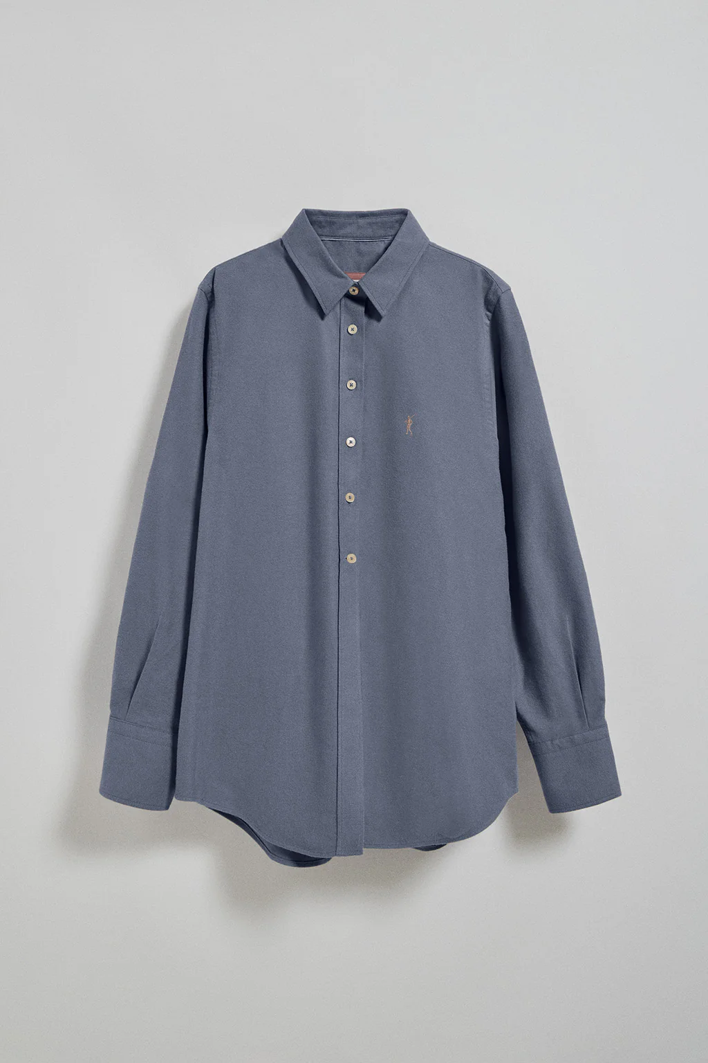Blue Oxford shirt Sabina with embroidered Rigby Go logo - Image 10