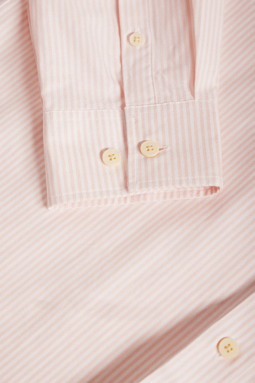 Soft orange striped Oxford shirt with Polo Club embroidery - Image 9