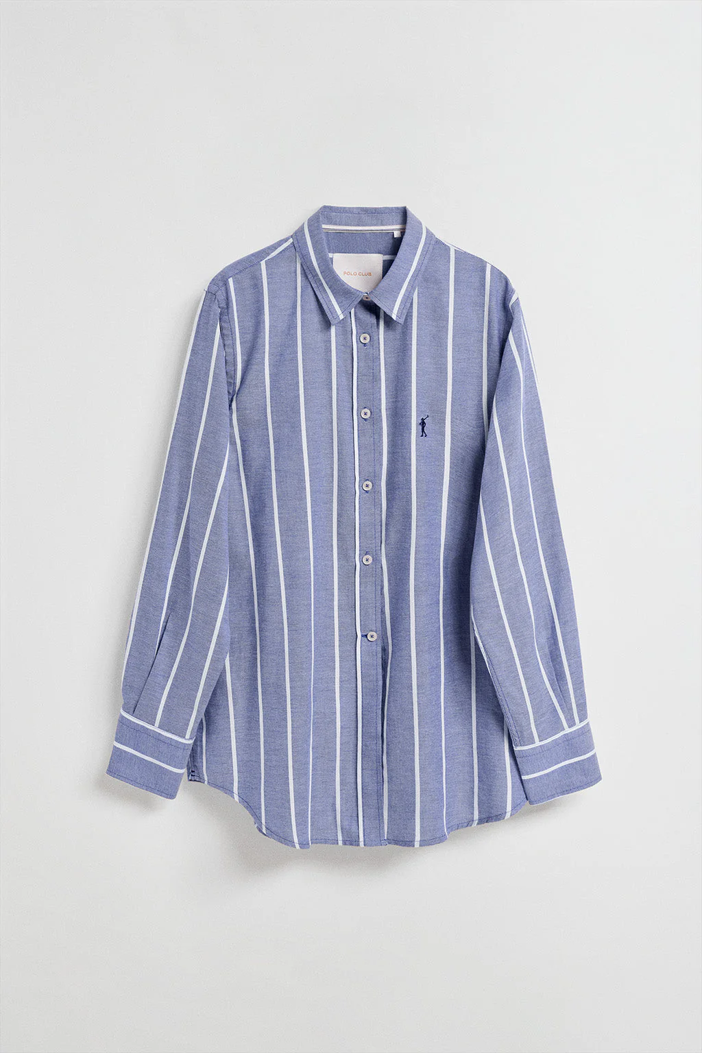 Blue relax shirt Salima with Rigby Go logo - Image 10