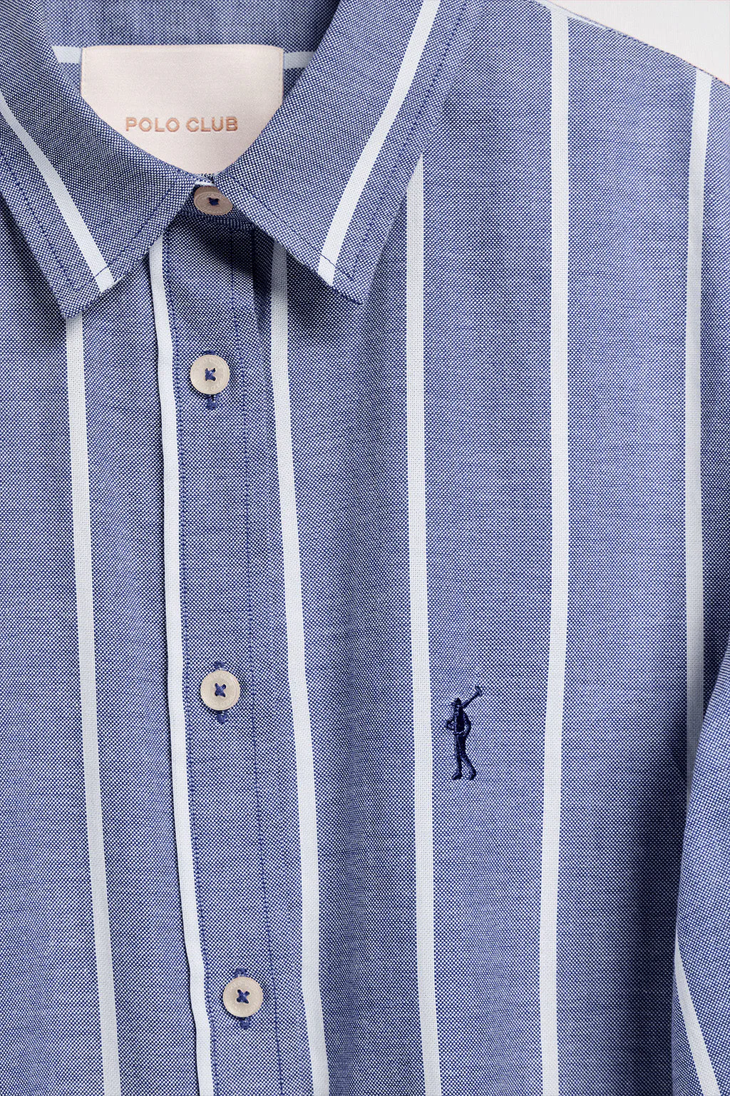 Blue relax shirt Salima with Rigby Go logo - Image 7