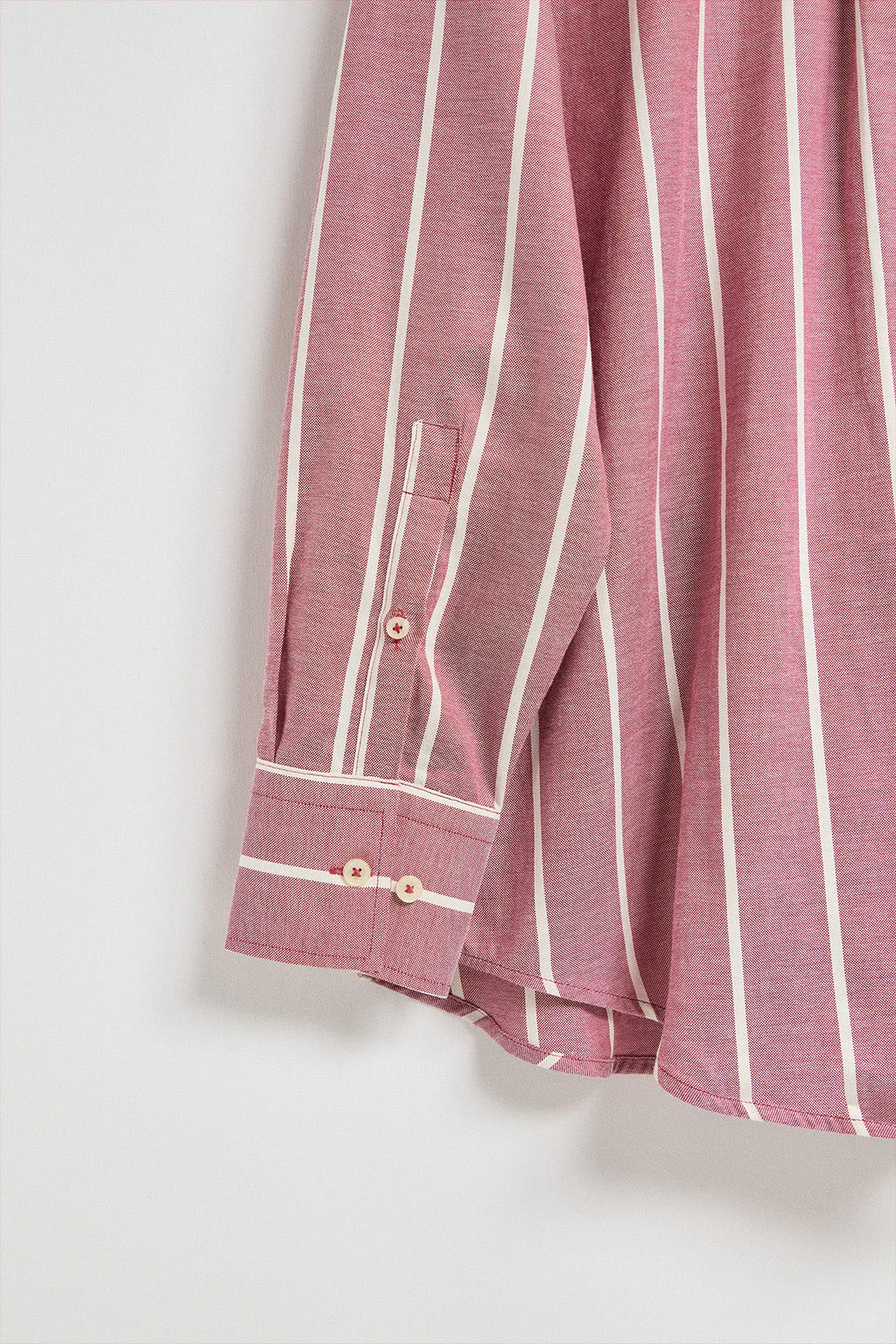 Burgundy relax shirt Salima with Rigby Go logo - Image 8
