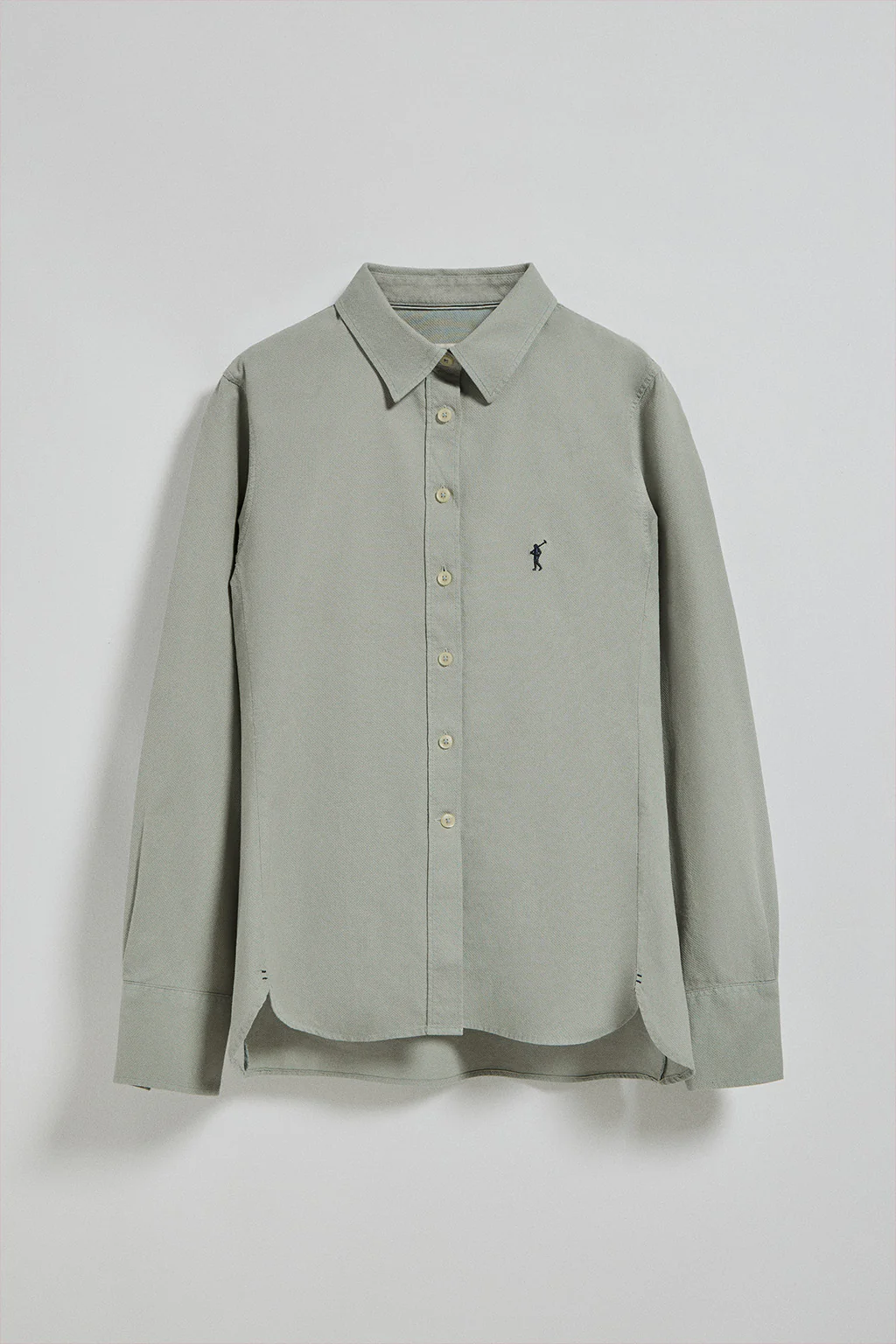 Light-green slim-fit shirt Sefora with Rigby Go logo - Image 10