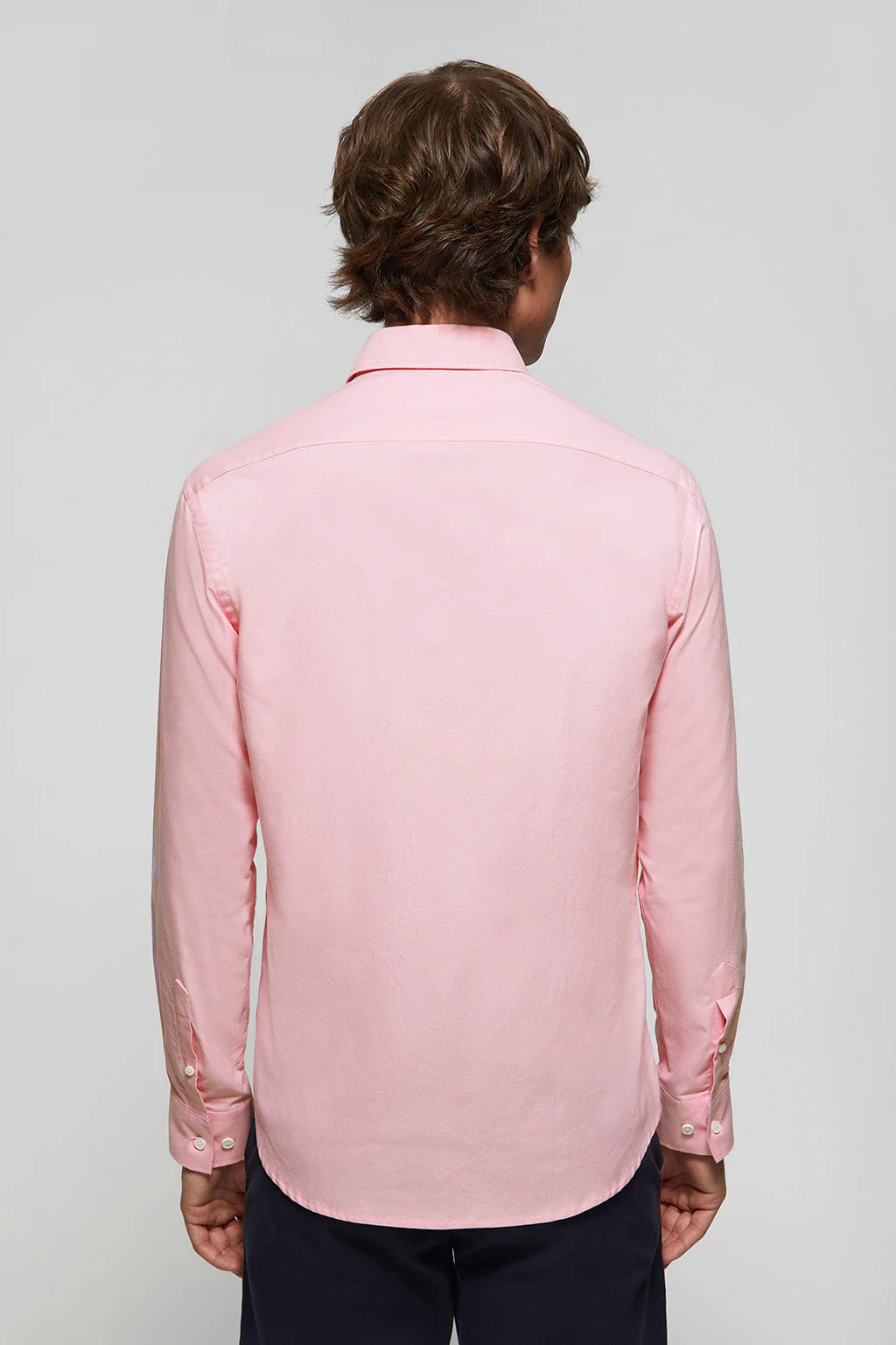 Pink Oxford shirt with Polo Club embroidered detail - Image 5
